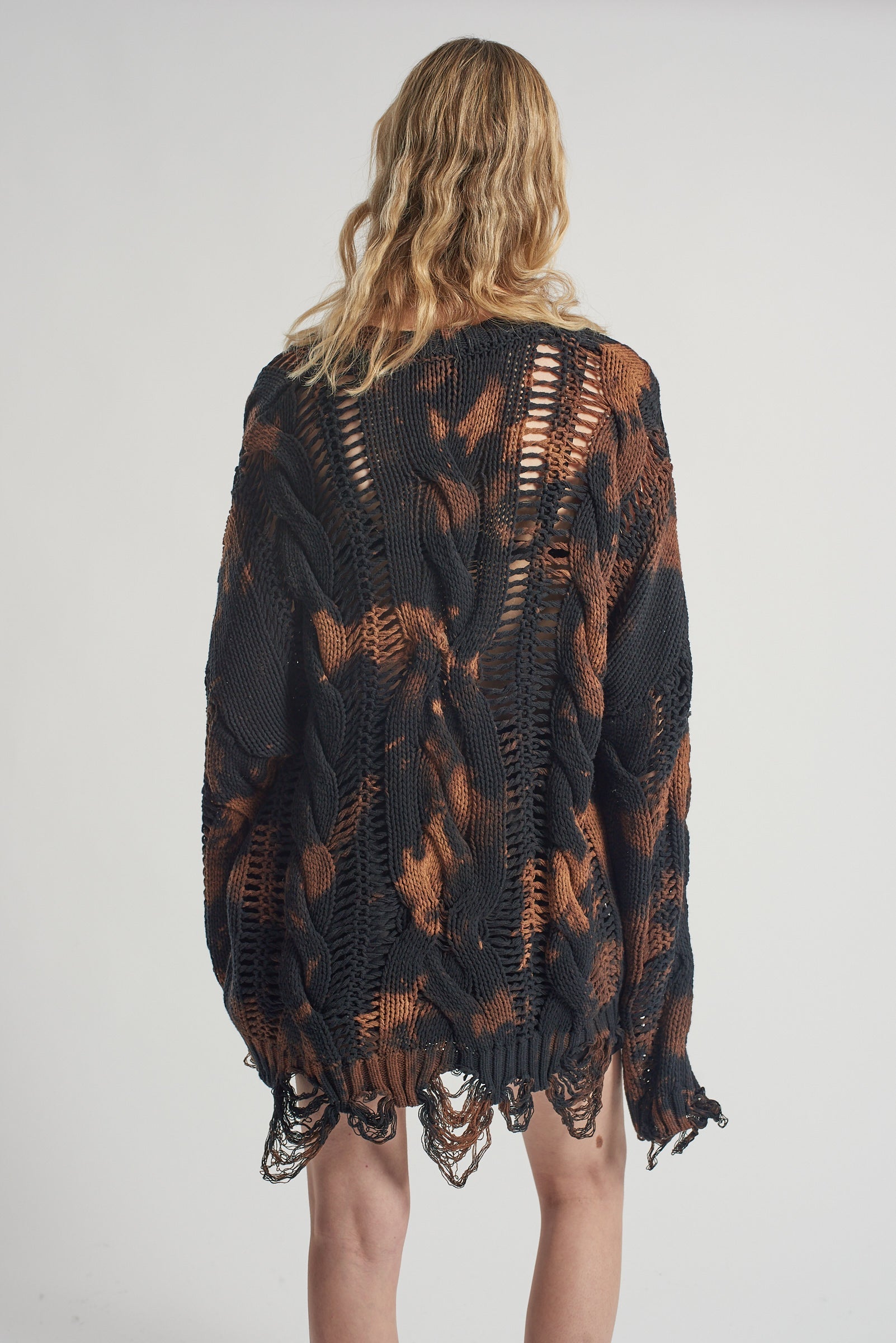 EXPLORE BLEACH DYE OVERSIZED KNIT - EXCLUSIVE Knitwear from THE RAGGED PRIEST - Just $86! SHOP NOW AT IAMINHATELOVE BOTH IN STORE FOR CYPRUS AND ONLINE WORLDWIDE