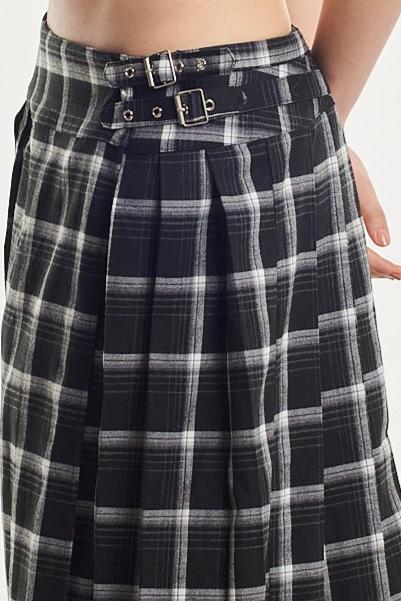 THE QUEENIE CHECK MAXI SKIRT  - VIA THE RAGGED PRIEST | Only €83 | NOW AVAILABLE TO SHOP at IAMINHATELOVE