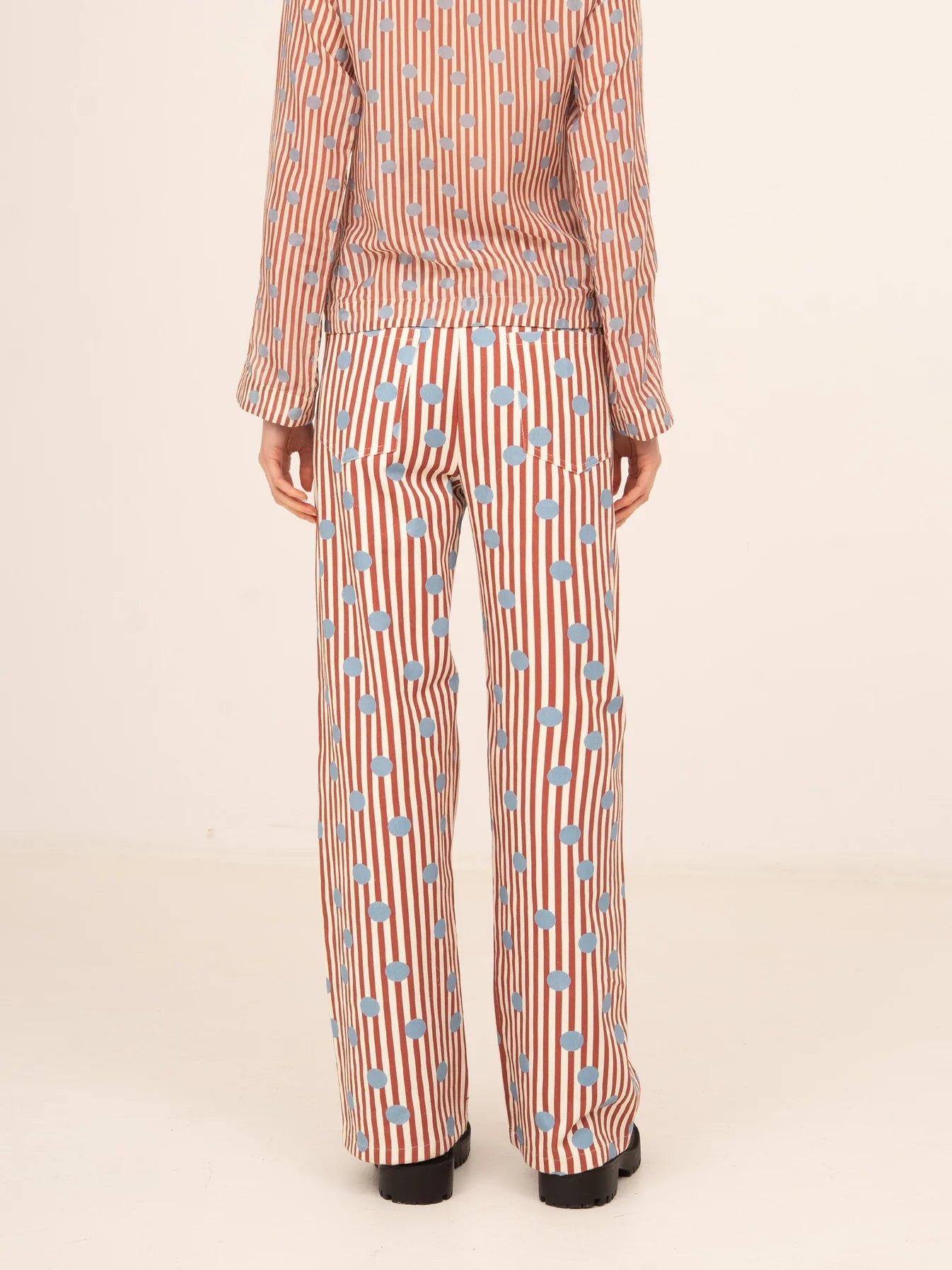THE DOLL RED STRIPED DENIM  - VIA CARMEN SAYS | Only €83 | NOW AVAILABLE TO SHOP at IAMINHATELOVE 