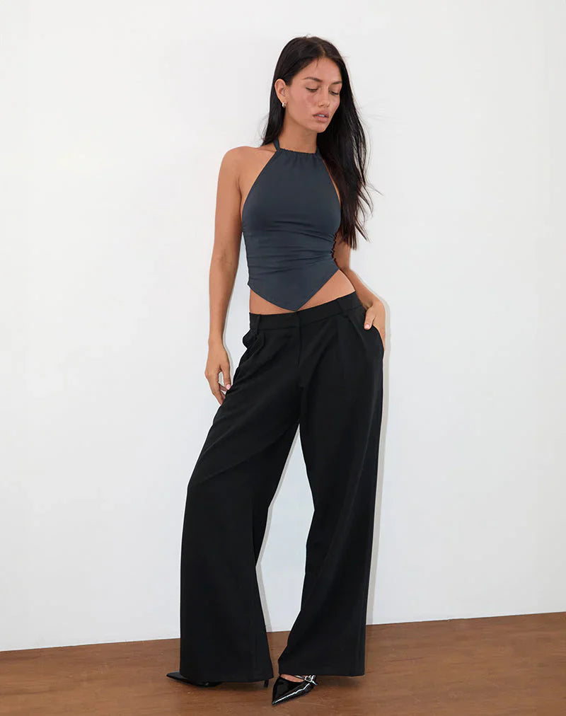 THE SHALAS HALTER TOP - OCEAN STORM  - VIA MOTEL ROCKS | Only €33 | NOW AVAILABLE TO SHOP at IAMINHATELOVE