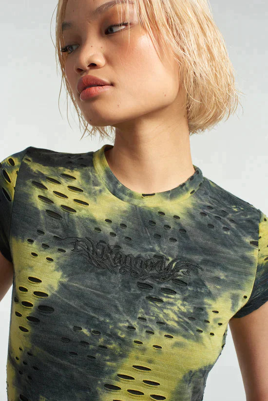 SPECIES ACID WASH BABY TEE - EXCLUSIVE Tops from THE RAGGED PRIEST - Just $45.00! SHOP NOW AT IAMINHATELOVE BOTH IN STORE FOR CYPRUS AND ONLINE WORLDWIDE