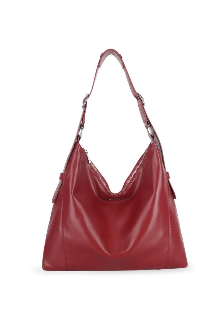 THE ELLIE CROSSBODY BAG - BURGUNDY  - VIA SILFEN STUDIO | Only €79 | NOW AVAILABLE TO SHOP at IAMINHATELOVE 