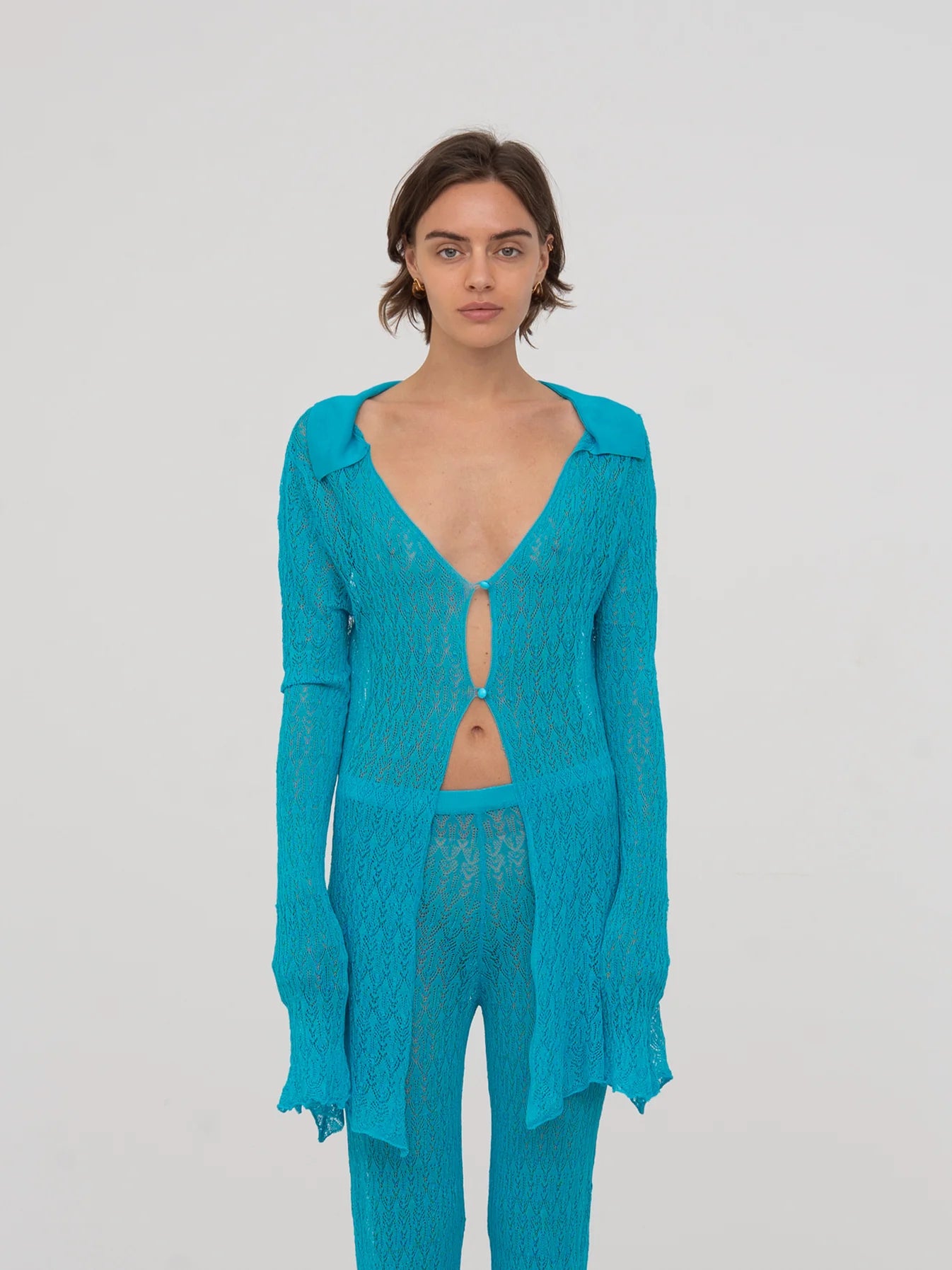 THE SAINT KNIT BLUE MAXI TOP  - VIA CARMEN SAYS | Only €84 | NOW AVAILABLE TO SHOP at IAMINHATELOVE 