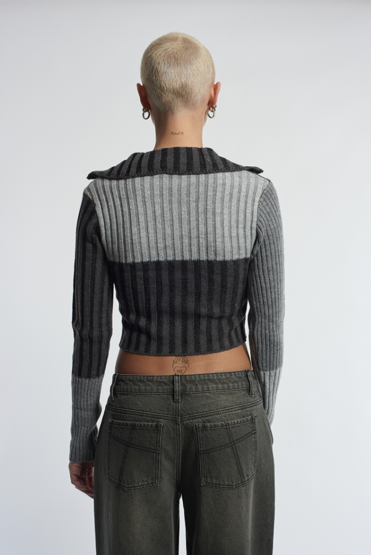 CREATOR RIB KNIT CARDI - EXCLUSIVE Knitwear from THE RAGGED PRIEST - Just €86! SHOP NOW AT IAMINHATELOVE BOTH IN STORE FOR CYPRUS AND ONLINE WORLDWIDE @ IAMINHATELOVE.COM