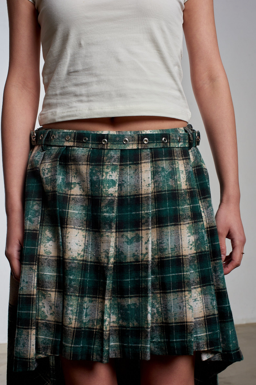 LORE PLEATED TARTAN SKIRT  - VIA THE RAGGED PRIEST | Only €86 | NOW AVAILABLE TO SHOP at IAMINHATELOVE