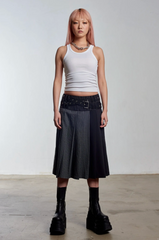 WARRIOR PLEATED MIDI KILT SKIRT - EXCLUSIVE Skirts from THE RAGGED PRIEST - Just €89! SHOP NOW AT IAMINHATELOVE BOTH IN STORE FOR CYPRUS AND ONLINE WORLDWIDE @ IAMINHATELOVE.COM