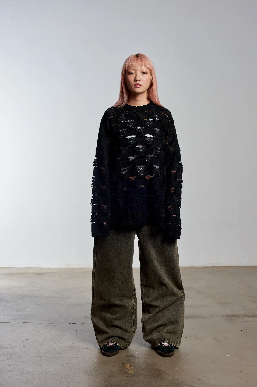 SHEER HELL LADDER KNIT  - VIA THE RAGGED PRIEST | Only €55 | NOW AVAILABLE TO SHOP at IAMINHATELOVE