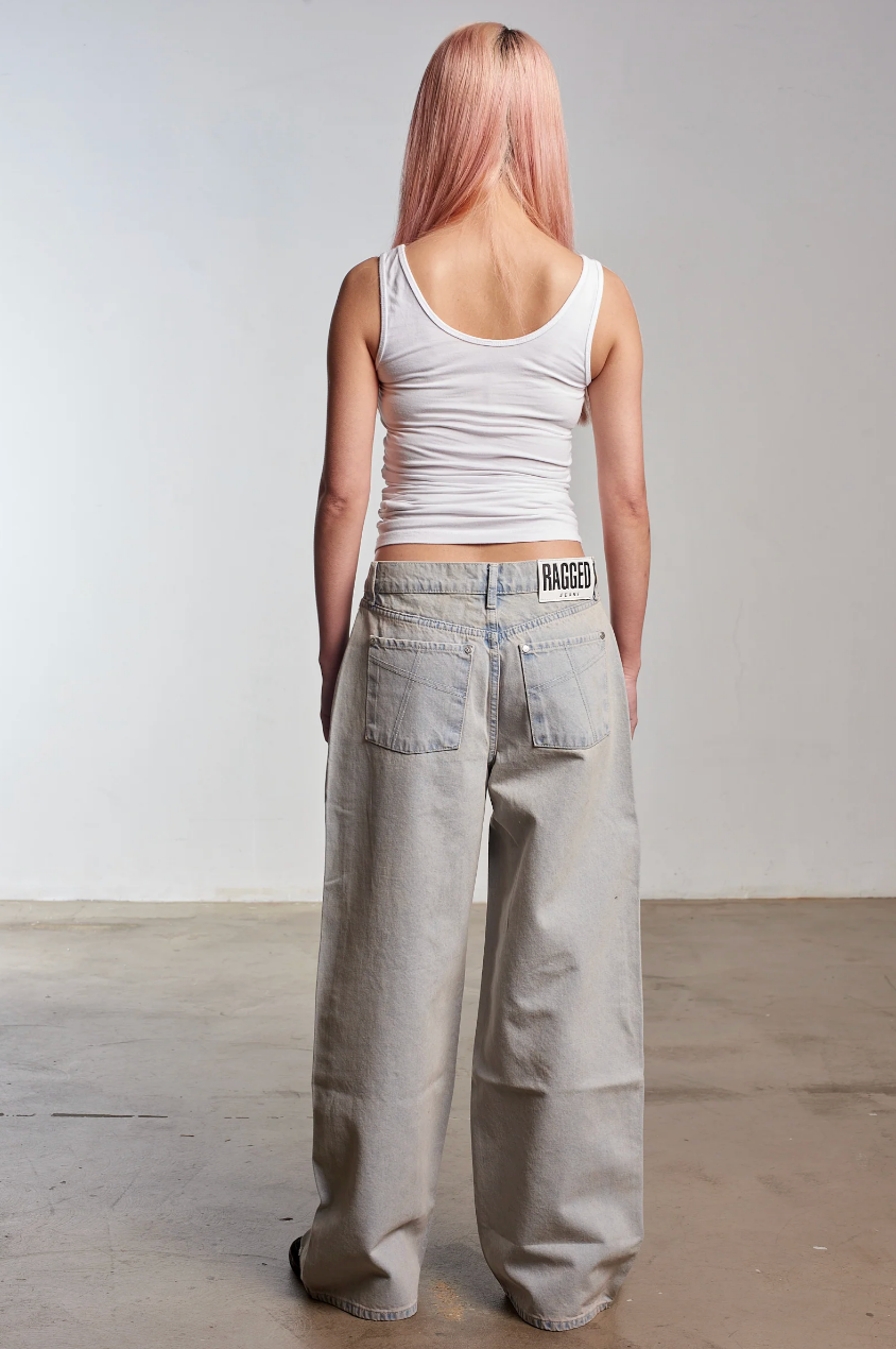 PINK WASH DISTRESSED RELEASE JEAN  - VIA THE RAGGED PRIEST | Only €70.50 | NOW AVAILABLE TO SHOP at IAMINHATELOVE