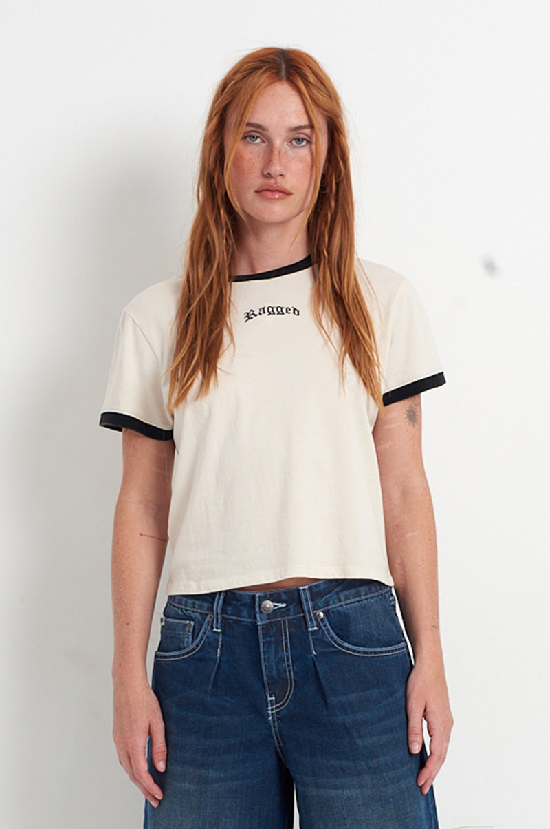 THE SKULL BABY TEE  - VIA THE RAGGED PRIEST | Only €48 | NOW AVAILABLE TO SHOP at IAMINHATELOVE