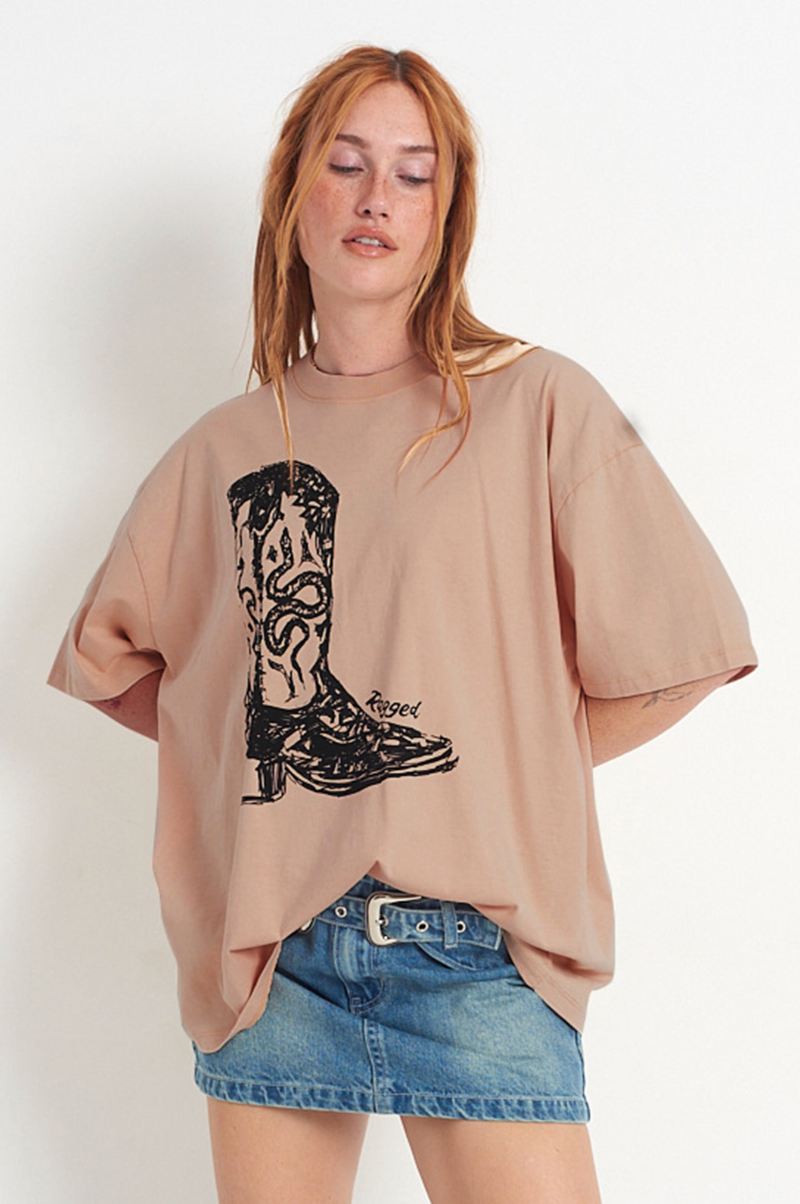 THE TOUGH OVERSIZED TEE  - VIA THE RAGGED PRIEST | Only €52 | NOW AVAILABLE TO SHOP at IAMINHATELOVE