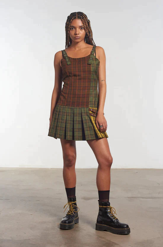 VIV TARTAN MINI DRESS - EXCLUSIVE Dresses from THE RAGGED PRIEST - Just €75.65! SHOP NOW AT IAMINHATELOVE BOTH IN STORE FOR CYPRUS AND ONLINE WORLDWIDE @ IAMINHATELOVE.COM