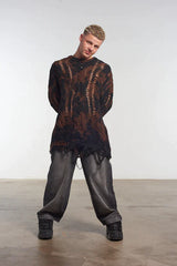 EXPLORE BLEACH DYE OVERSIZED KNIT - EXCLUSIVE Knitwear from THE RAGGED PRIEST - Just $86! SHOP NOW AT IAMINHATELOVE BOTH IN STORE FOR CYPRUS AND ONLINE WORLDWIDE
