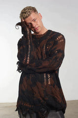 EXPLORE BLEACH DYE OVERSIZED KNIT - EXCLUSIVE Knitwear from THE RAGGED PRIEST - Just $86! SHOP NOW AT IAMINHATELOVE BOTH IN STORE FOR CYPRUS AND ONLINE WORLDWIDE