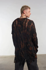 EXPLORE BLEACH DYE OVERSIZED KNIT - EXCLUSIVE Knitwear from THE RAGGED PRIEST - Just $86! SHOP NOW AT IAMINHATELOVE BOTH IN STORE FOR CYPRUS AND ONLINE WORLDWIDE