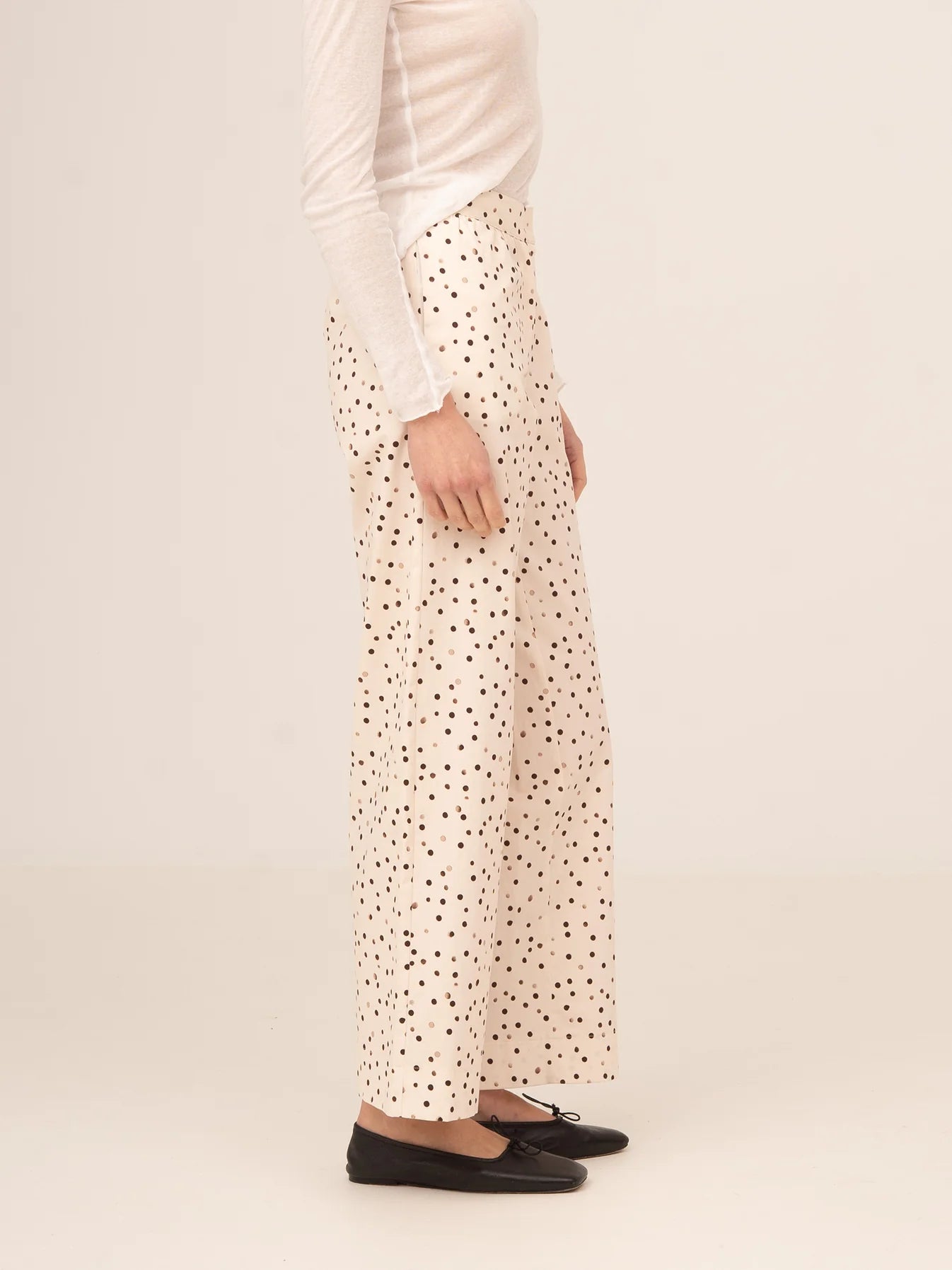 THE CREAM POLKA DOT FUJI PANTS  - VIA CARMEN SAYS | Only €73 | NOW AVAILABLE TO SHOP at IAMINHATELOVE 