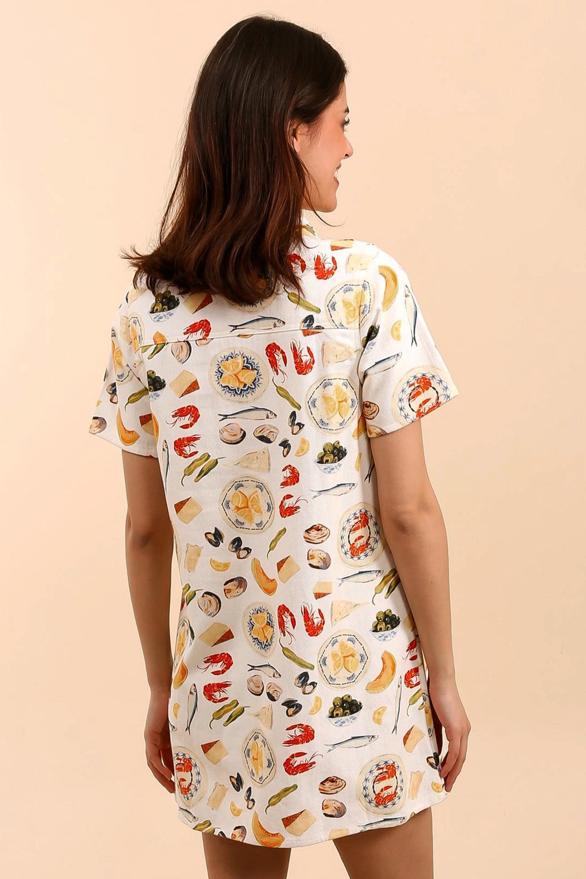 THE SEASIDE FEAST MINI DRESS  - VIA CURATED BY | Only €76 | NOW AVAILABLE TO SHOP at IAMINHATELOVE