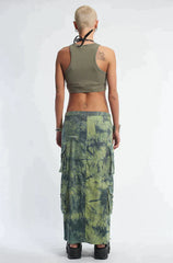 BLEACH CARGO MAXI SKIRT - EXCLUSIVE  from THE RAGGED PRIEST - Just $66.00! SHOP NOW AT IAMINHATELOVE BOTH IN STORE FOR CYPRUS AND ONLINE WORLDWIDE