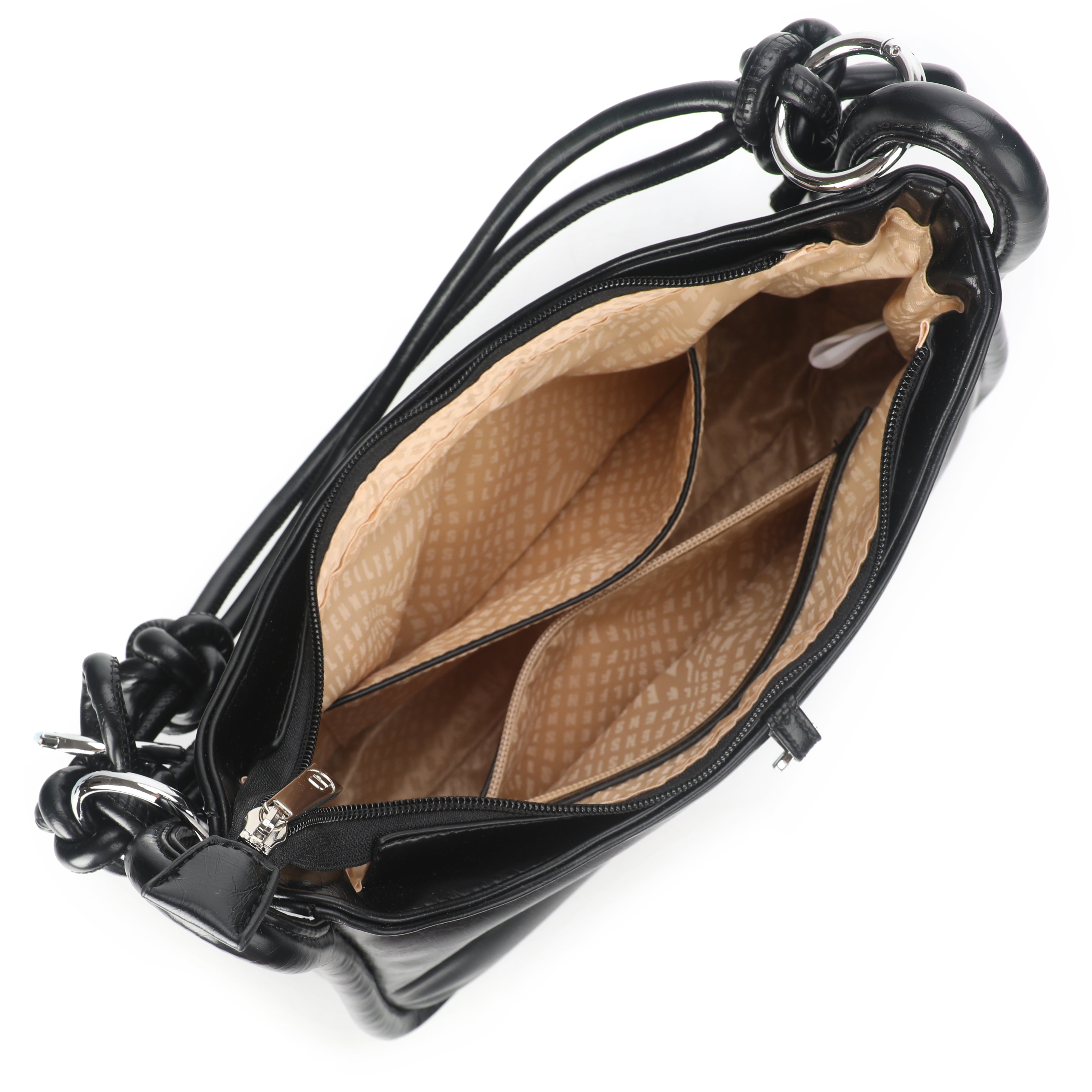 THE UMA SHOULDER BAG - BLACK  - VIA SILFEN STUDIO | Only €79 | NOW AVAILABLE TO SHOP at IAMINHATELOVE 