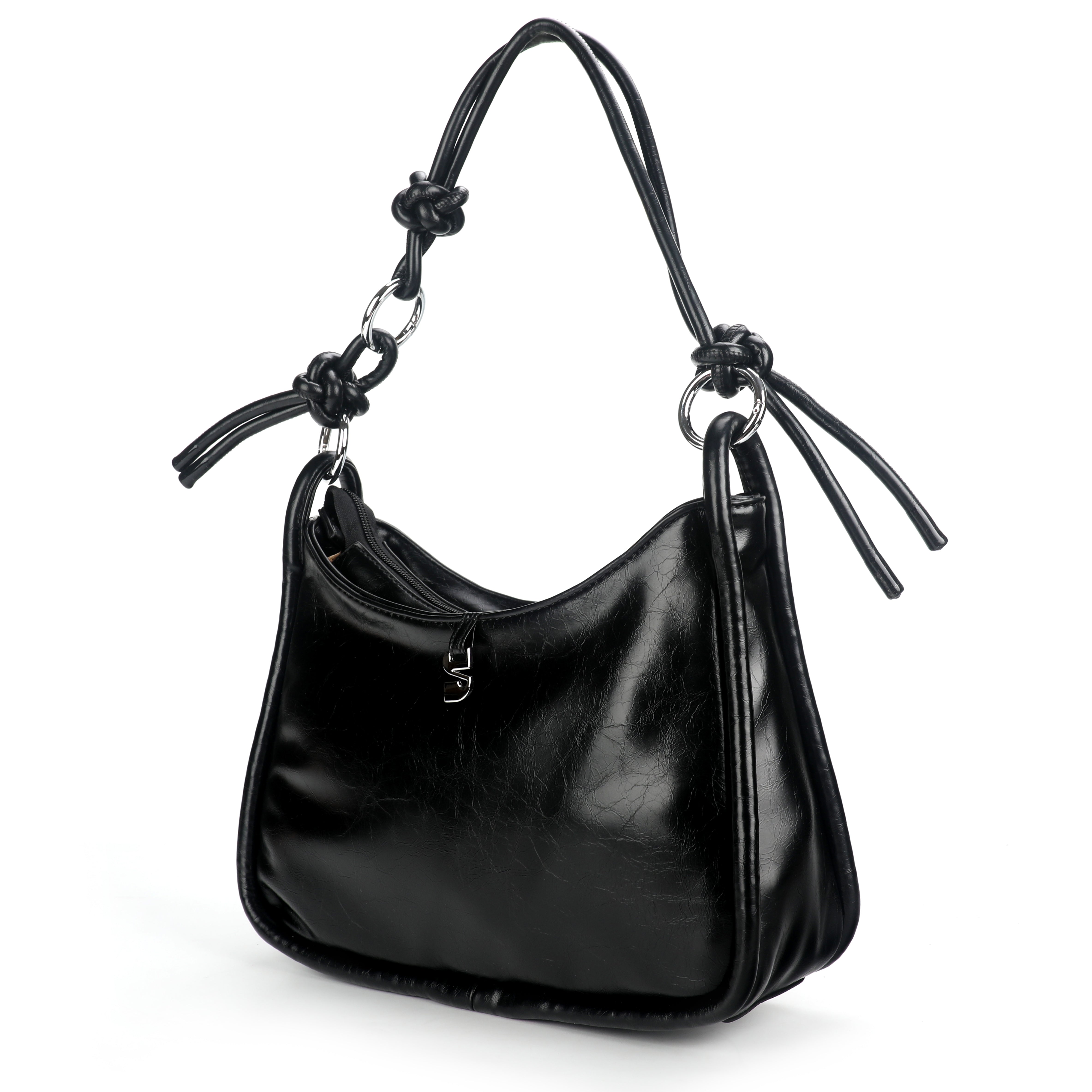 THE UMA SHOULDER BAG - BLACK  - VIA SILFEN STUDIO | Only €79 | NOW AVAILABLE TO SHOP at IAMINHATELOVE 