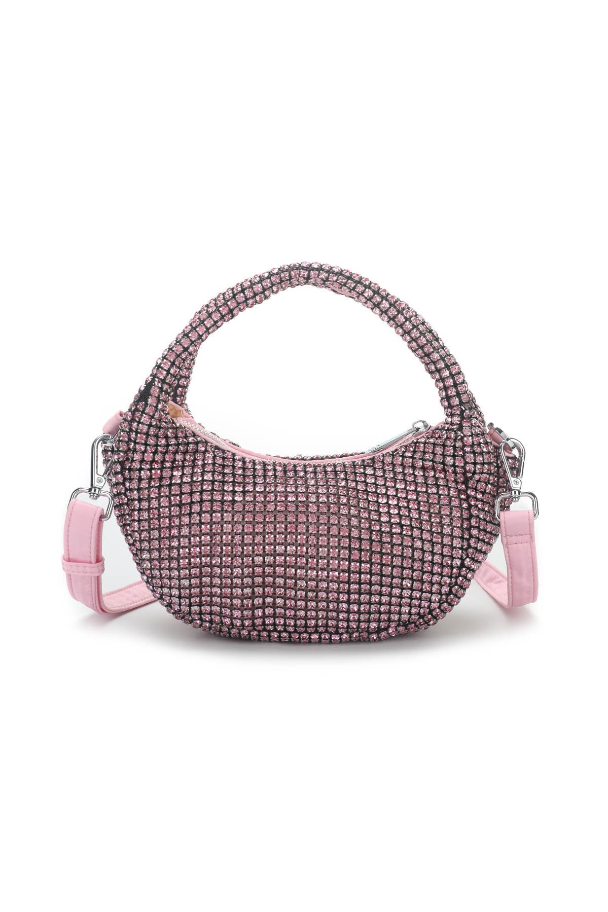THE MINI MONA PARTY HANDBAG - SPARKLY PINK  - VIA SILFEN | Only €72 | NOW AVAILABLE TO SHOP at IAMINHATELOVE