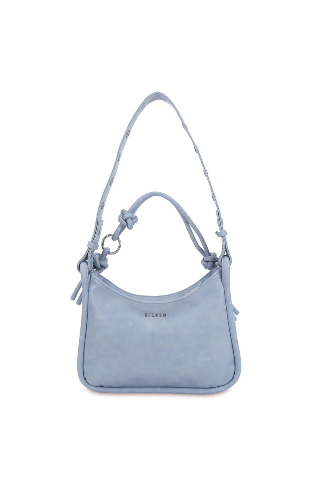 THE UMA SHOULDER BAG - PASTEL BLUE  - VIA SILFEN STUDIO | Only €79 | NOW AVAILABLE TO SHOP at IAMINHATELOVE 