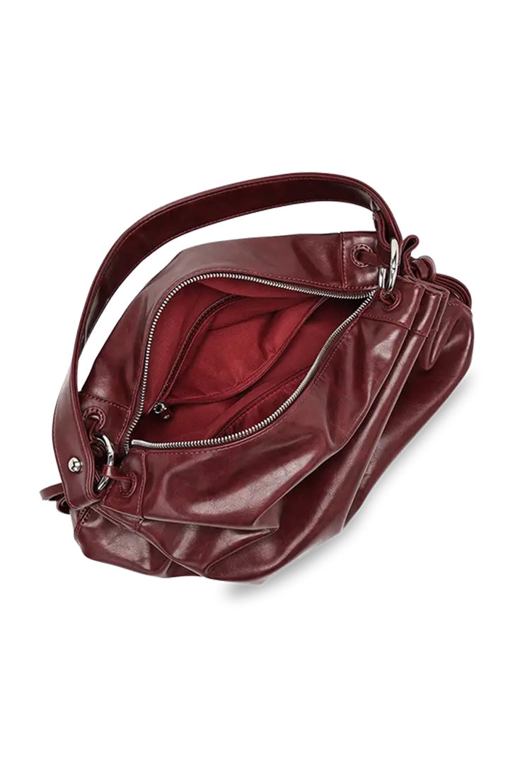THE IRIS BAG - MAROON  - VIA SILFEN STUDIO | Only €79 | NOW AVAILABLE TO SHOP at IAMINHATELOVE 