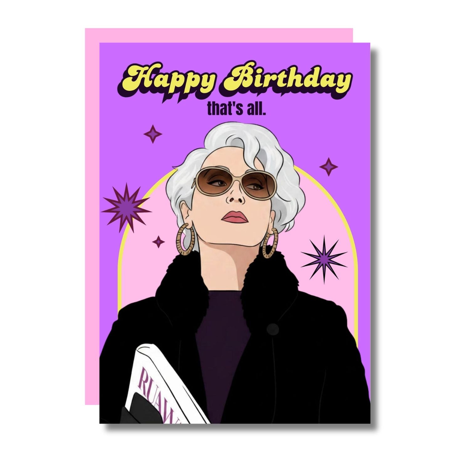 THE HAPPY BIRTHDAY, THAT'S ALL! GREETING CARD  - VIA IAMINHATELOVE | Only €4 | NOW AVAILABLE TO SHOP at IAMINHATELOVE 