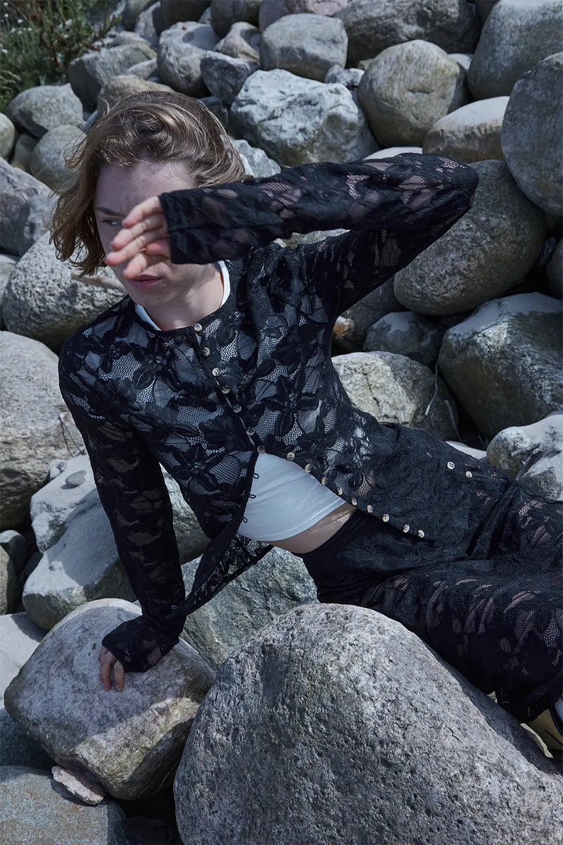 THE SILFEN STUDIO AIDA CARDIGAN IN BLACK  - VIA SILFEN STUDIO | Only €64.99 | NOW AVAILABLE TO SHOP at IAMINHATELOVE 