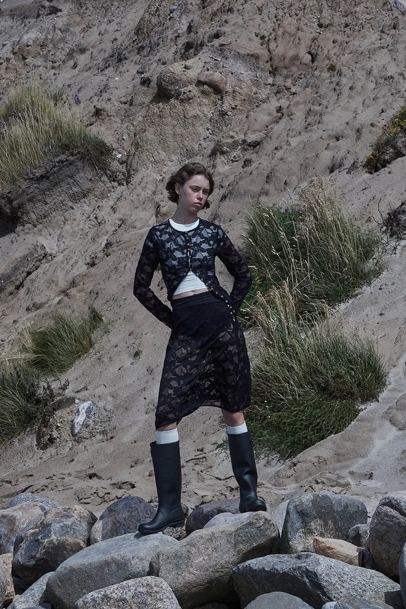 THE SILFEN STUDIO ALBERTE SKIRT IN BLACK  - VIA SILFEN STUDIO | Only €69 | NOW AVAILABLE TO SHOP at IAMINHATELOVE 