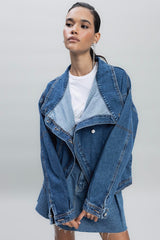 THE UPSIDE PERF DENIM JACKET - EXCLUSIVE Jackets from CURATED BY - Just €84! SHOP NOW AT IAMINHATELOVE BOTH IN STORE FOR CYPRUS AND ONLINE WORLDWIDE @ IAMINHATELOVE.COM