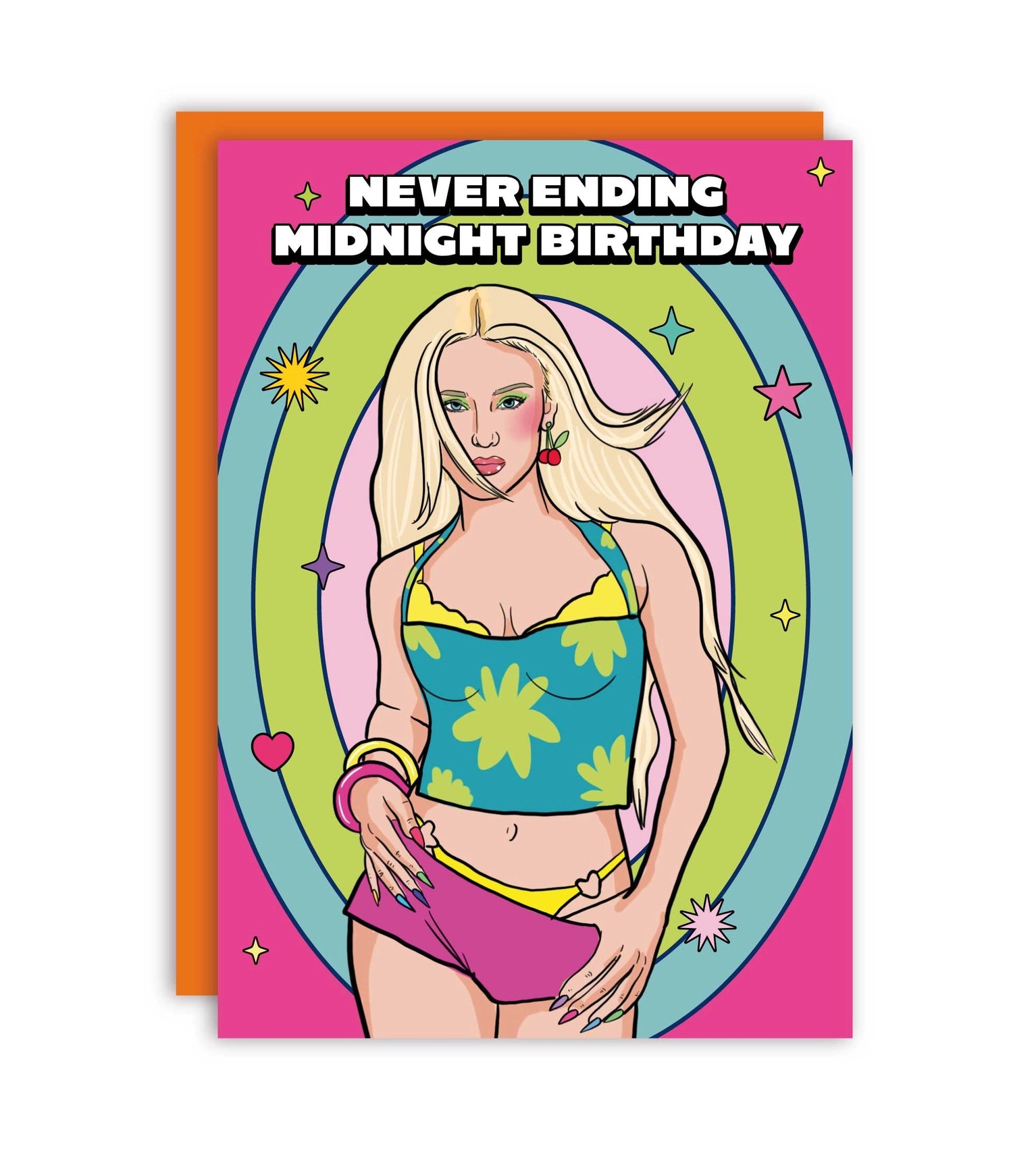 THE NEVERENDING MIDNIGHT BDAY! GREETING CARD  - VIA IAMINHATELOVE | Only €4 | NOW AVAILABLE TO SHOP at IAMINHATELOVE 