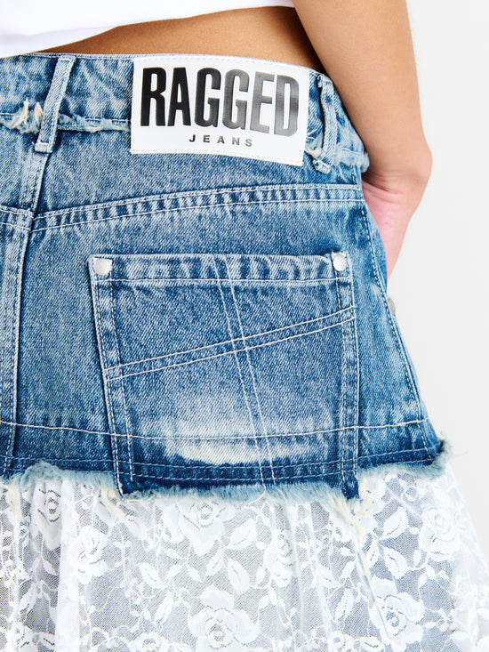THE BABYDOLL DENIM MAXI SKIRT  - VIA THE RAGGED PRIEST | Only €82.40 | NOW AVAILABLE TO SHOP at IAMINHATELOVE