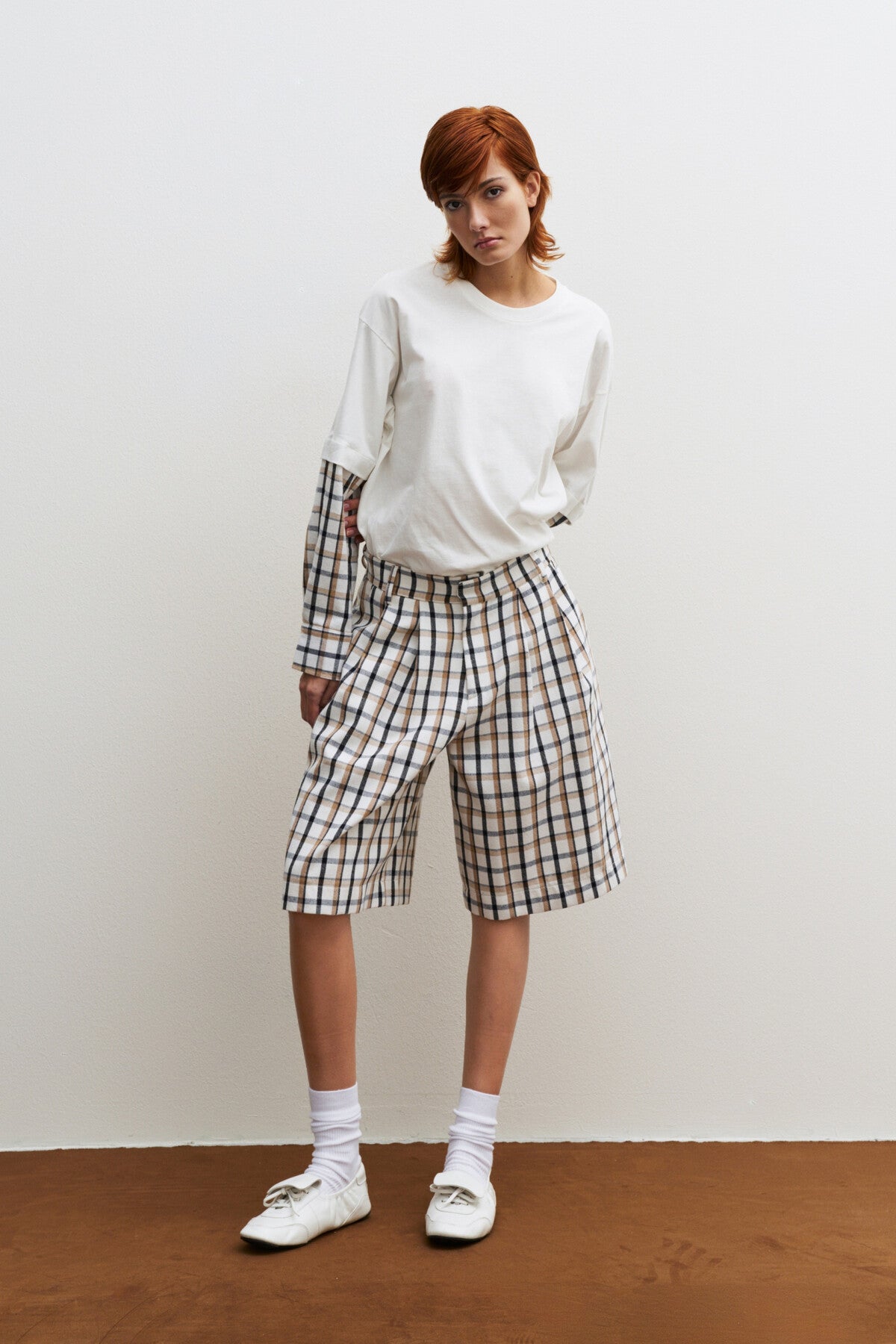 THE TOMBOY BERMUDA SHORTS - CHECKERED BLACK  - VIA CURATED BY | Only €59 | NOW AVAILABLE TO SHOP at IAMINHATELOVE