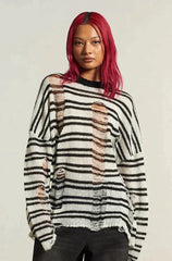 DEXTER STRIPE LIGHTWEIGHT KNIT - EXCLUSIVE Knitwear from THE RAGGED PRIEST - Just $86! SHOP NOW AT IAMINHATELOVE BOTH IN STORE FOR CYPRUS AND ONLINE WORLDWIDE