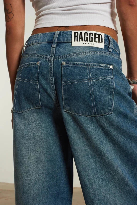 THE GOLIATH DENIM - BLUE - EXCLUSIVE Denim from THE RAGGED PRIEST - Just €86! SHOP NOW AT IAMINHATELOVE BOTH IN STORE FOR CYPRUS AND ONLINE WORLDWIDE @ IAMINHATELOVE.COM
