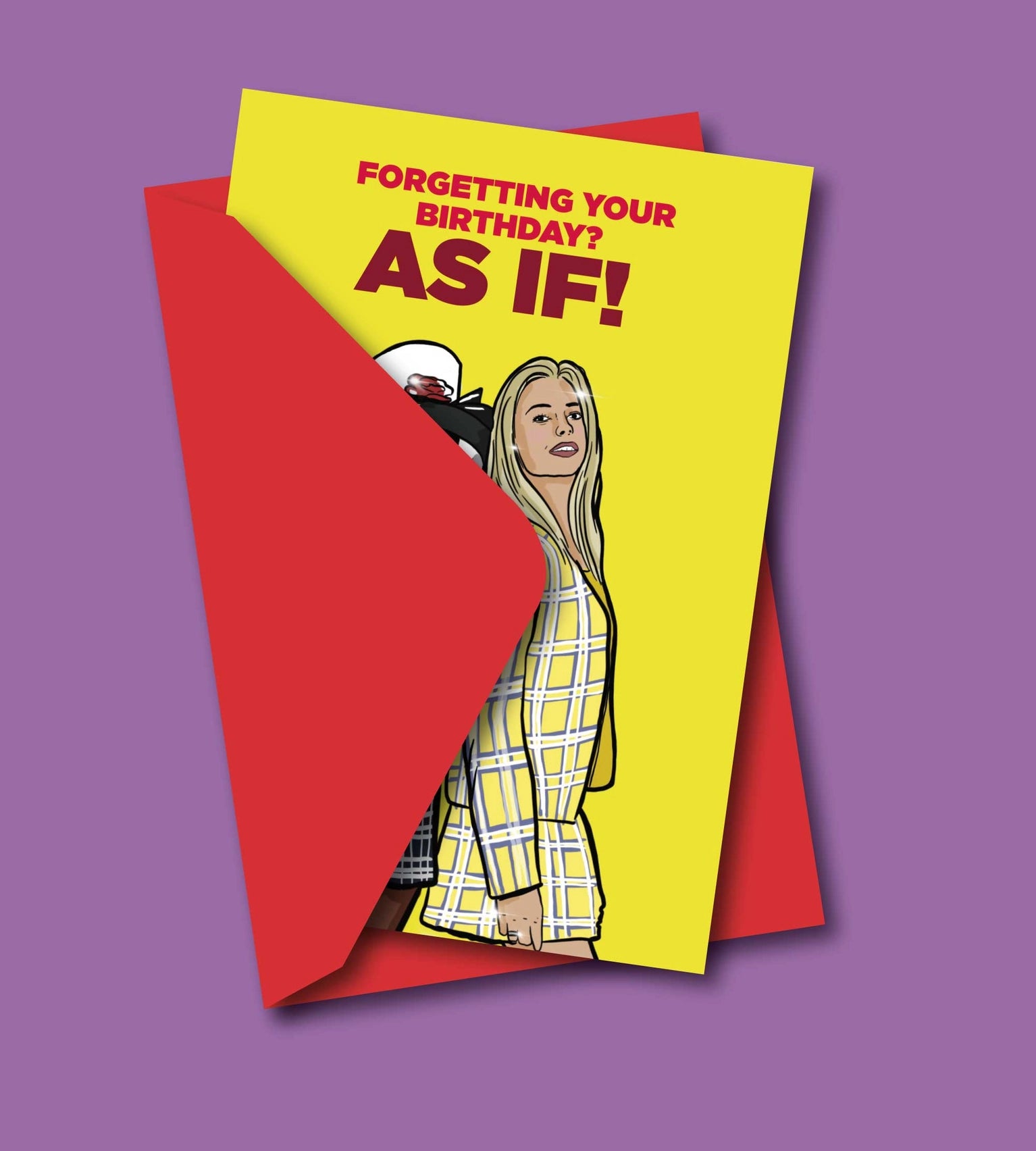 THE AS IF! NINETIES NOSTALGIA GREETING CARD  - VIA IAMINHATELOVE | Only €4 | NOW AVAILABLE TO SHOP at IAMINHATELOVE 