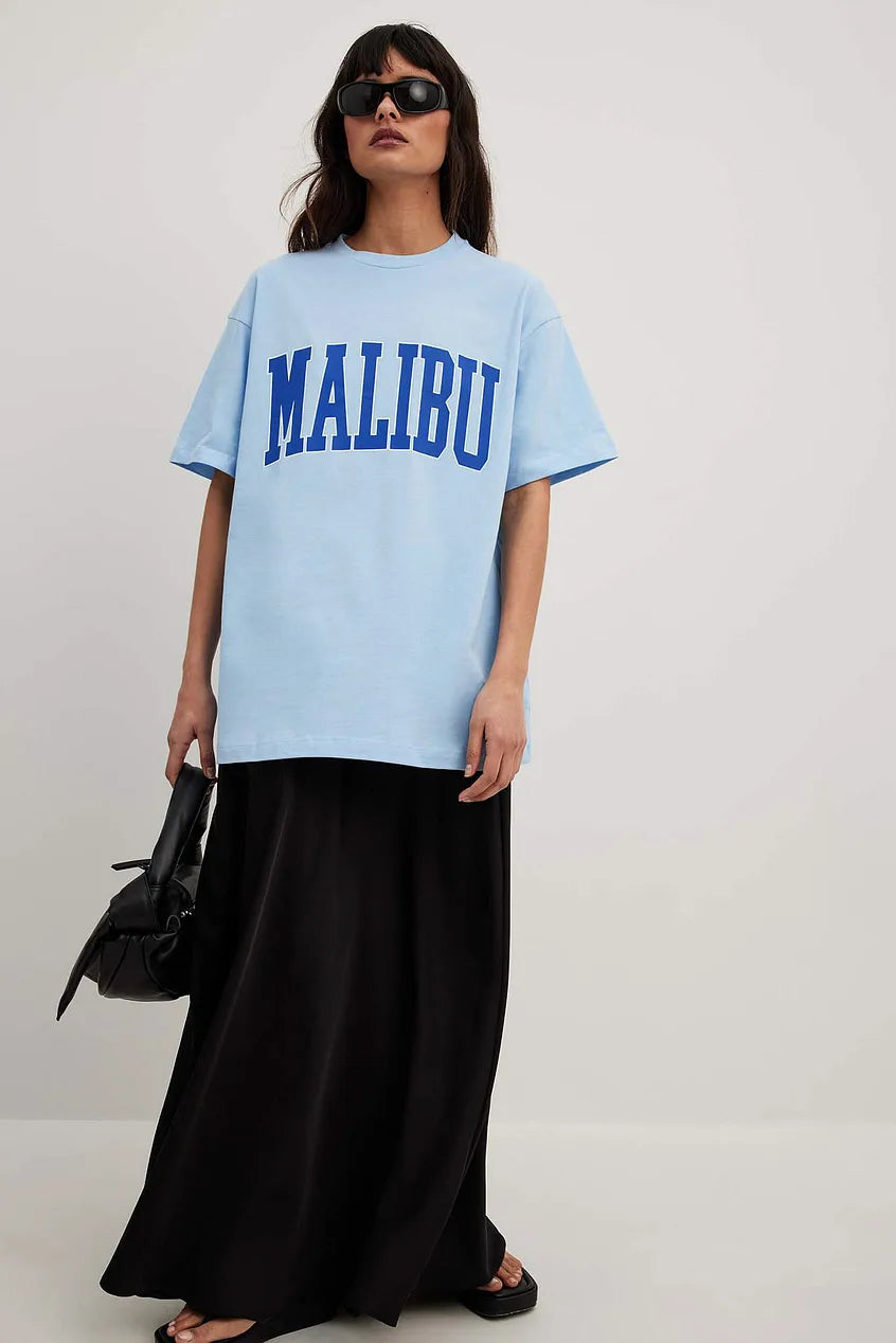 THE OVERSIZED CITY PRINT TSHIRT - MALIBU - EXCLUSIVE Tops from NA-KD - Just $33! SHOP NOW AT IAMINHATELOVE BOTH IN STORE FOR CYPRUS AND ONLINE WORLDWIDE