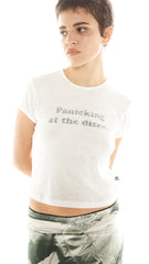 BURNOUT BABY CROPPED TEE