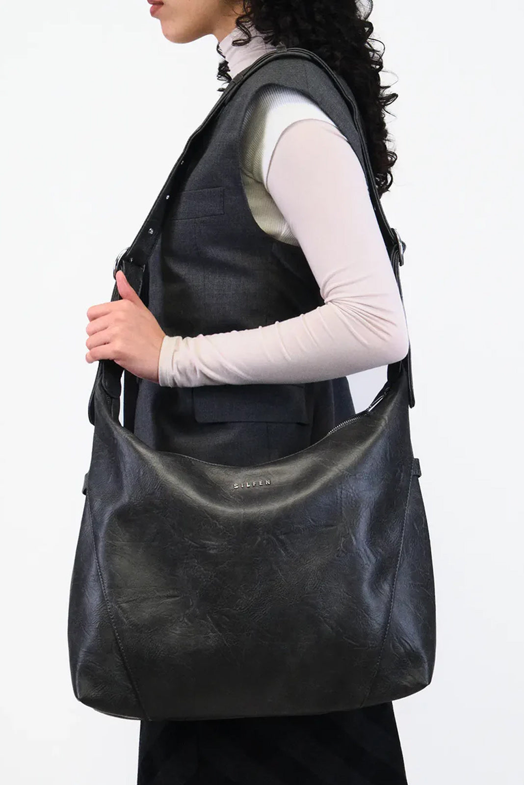 THE ELLIE CROSSBODY BAG - GRAVEL  - VIA SILFEN STUDIO | Only €99 | NOW AVAILABLE TO SHOP at IAMINHATELOVE 