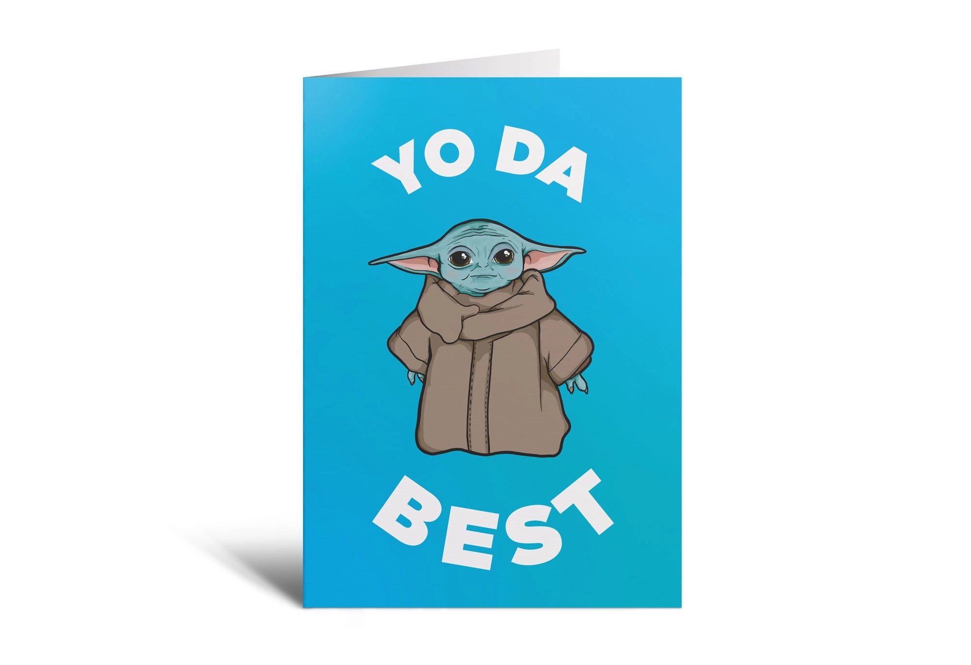 THE YO - DA BEST! GREETING CARD  - VIA IAMINHATELOVE | Only €4 | NOW AVAILABLE TO SHOP at IAMINHATELOVE 
