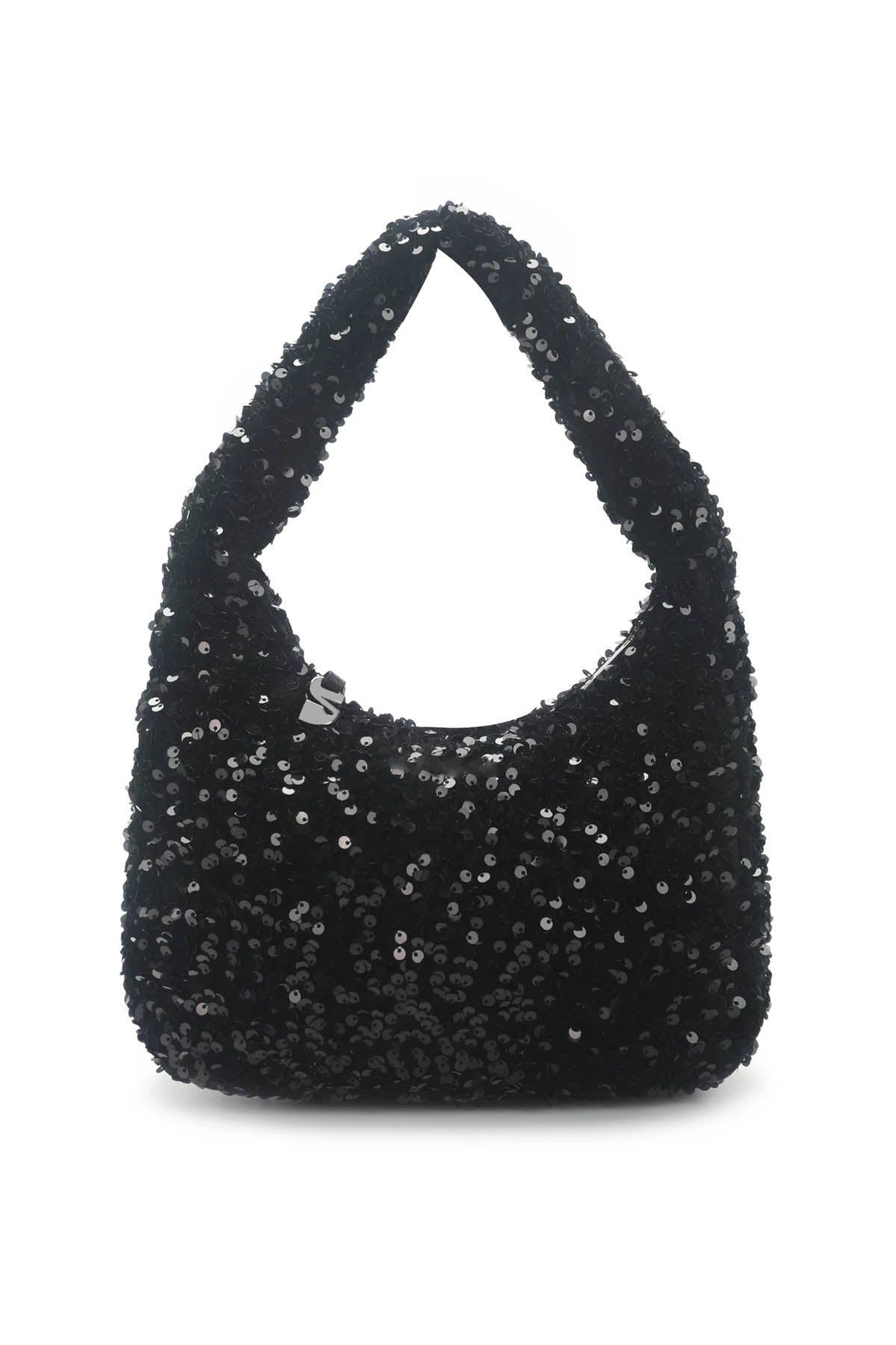 THE SOFIA PADDED SEQUIN SHOULDER BAG  - VIA SILFEN | Only €63 | NOW AVAILABLE TO SHOP at IAMINHATELOVE