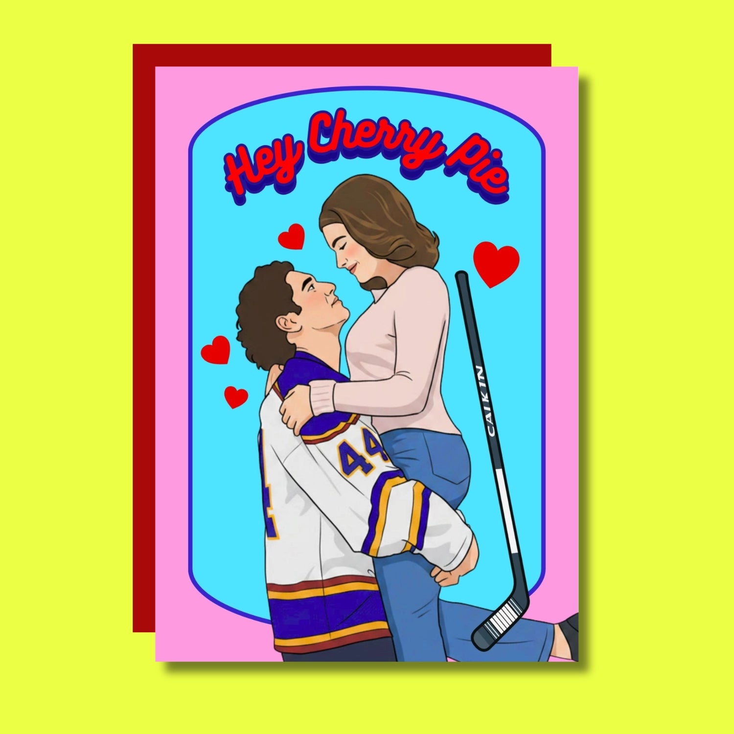 THE HEY CHERRY PIE <3 GREETING CARD  - VIA IAMINHATELOVE | Only €4 | NOW AVAILABLE TO SHOP at IAMINHATELOVE 