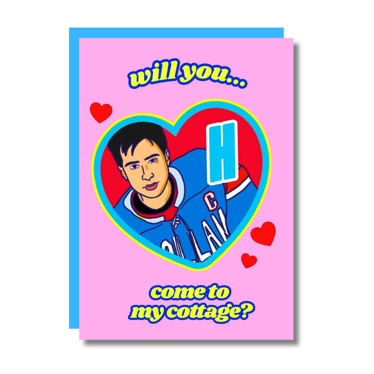 THE SHANE HOLLANDER <3 GREETING CARD  - VIA IAMINHATELOVE | Only €4 | NOW AVAILABLE TO SHOP at IAMINHATELOVE 