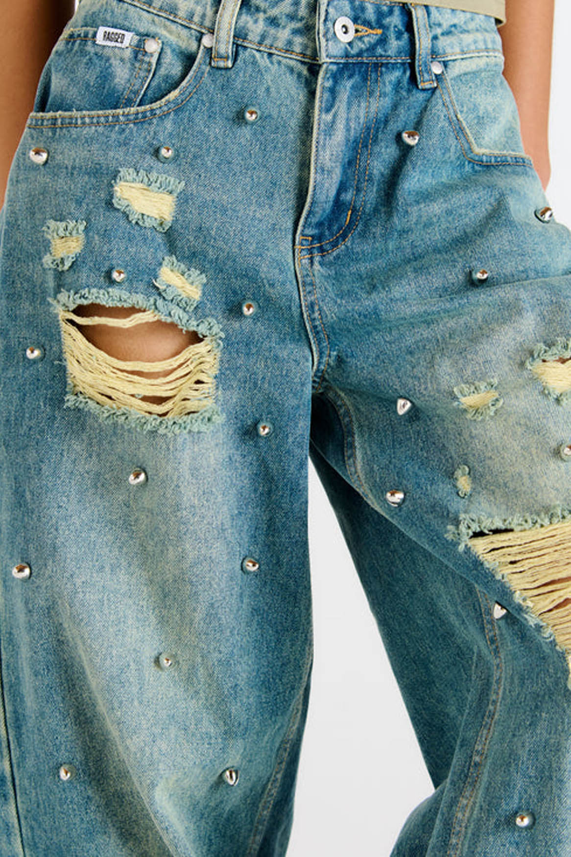 DIRTY WASH DISTRESSED RELEASE DENIM  - VIA THE RAGGED PRIEST | Only €84 | NOW AVAILABLE TO SHOP at IAMINHATELOVE