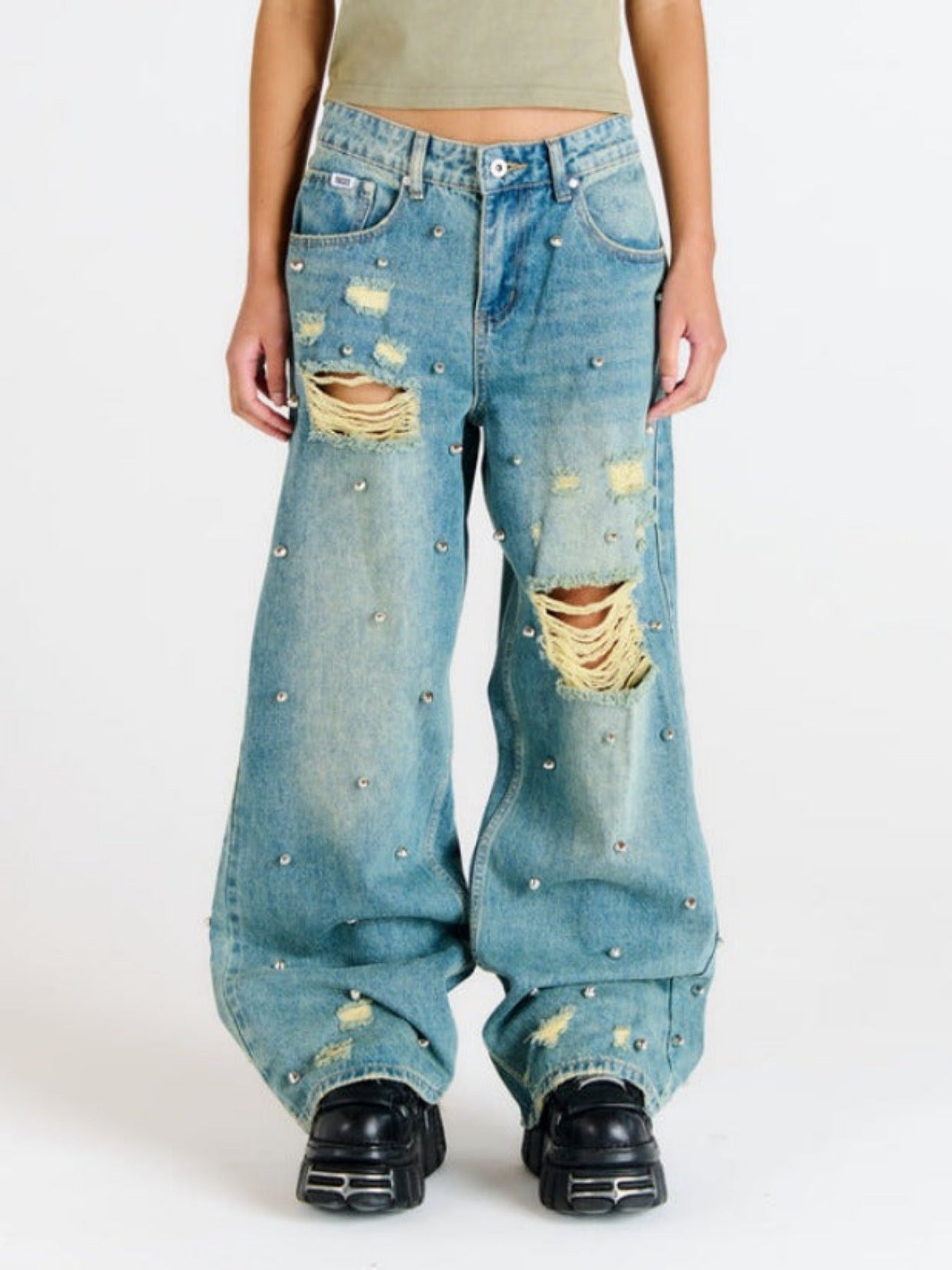 DIRTY WASH DISTRESSED RELEASE DENIM  - VIA THE RAGGED PRIEST | Only €84 | NOW AVAILABLE TO SHOP at IAMINHATELOVE