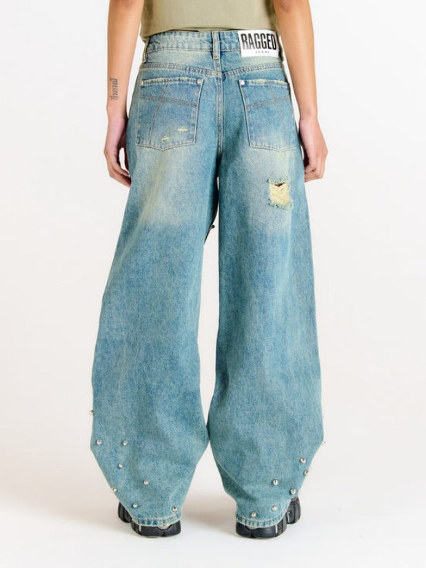 DIRTY WASH DISTRESSED RELEASE DENIM  - VIA THE RAGGED PRIEST | Only €84 | NOW AVAILABLE TO SHOP at IAMINHATELOVE