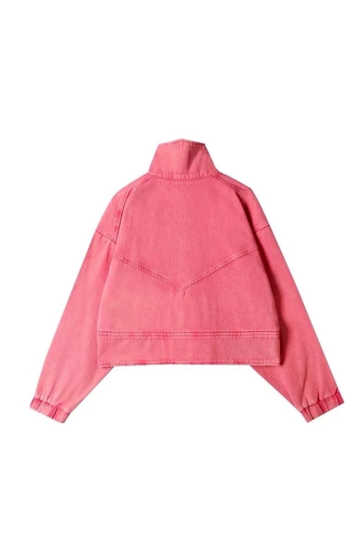 THE BLUSHING SOFT DENIM PINK JACKET  - VIA CURATED BY | Only €105 | NOW AVAILABLE TO SHOP at IAMINHATELOVE 