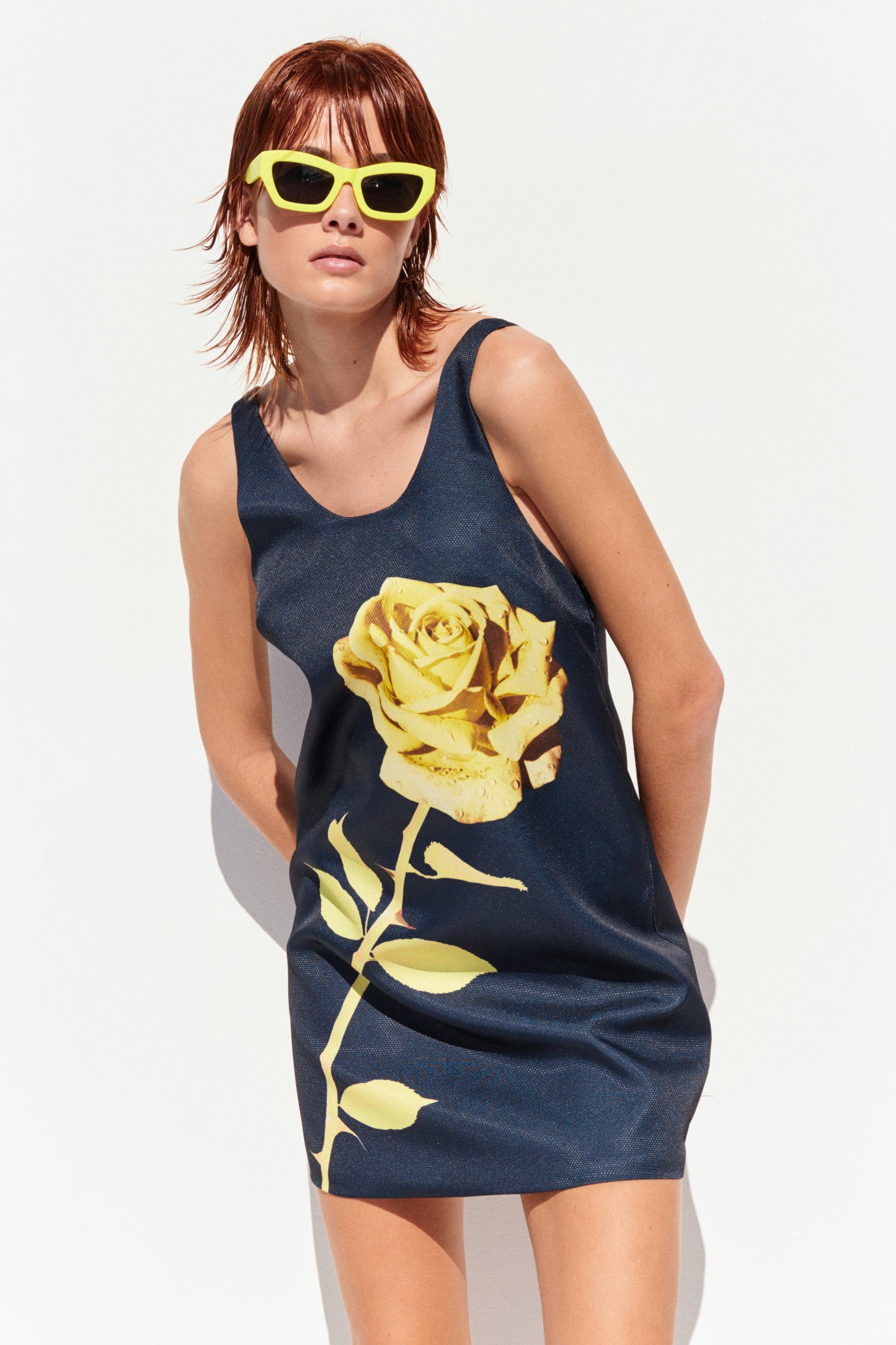 THE 4EVER IN BLOOM MINI DRESS - BLU NOTTE  - VIA CURATED BY | Only €59 | NOW AVAILABLE TO SHOP at IAMINHATELOVE