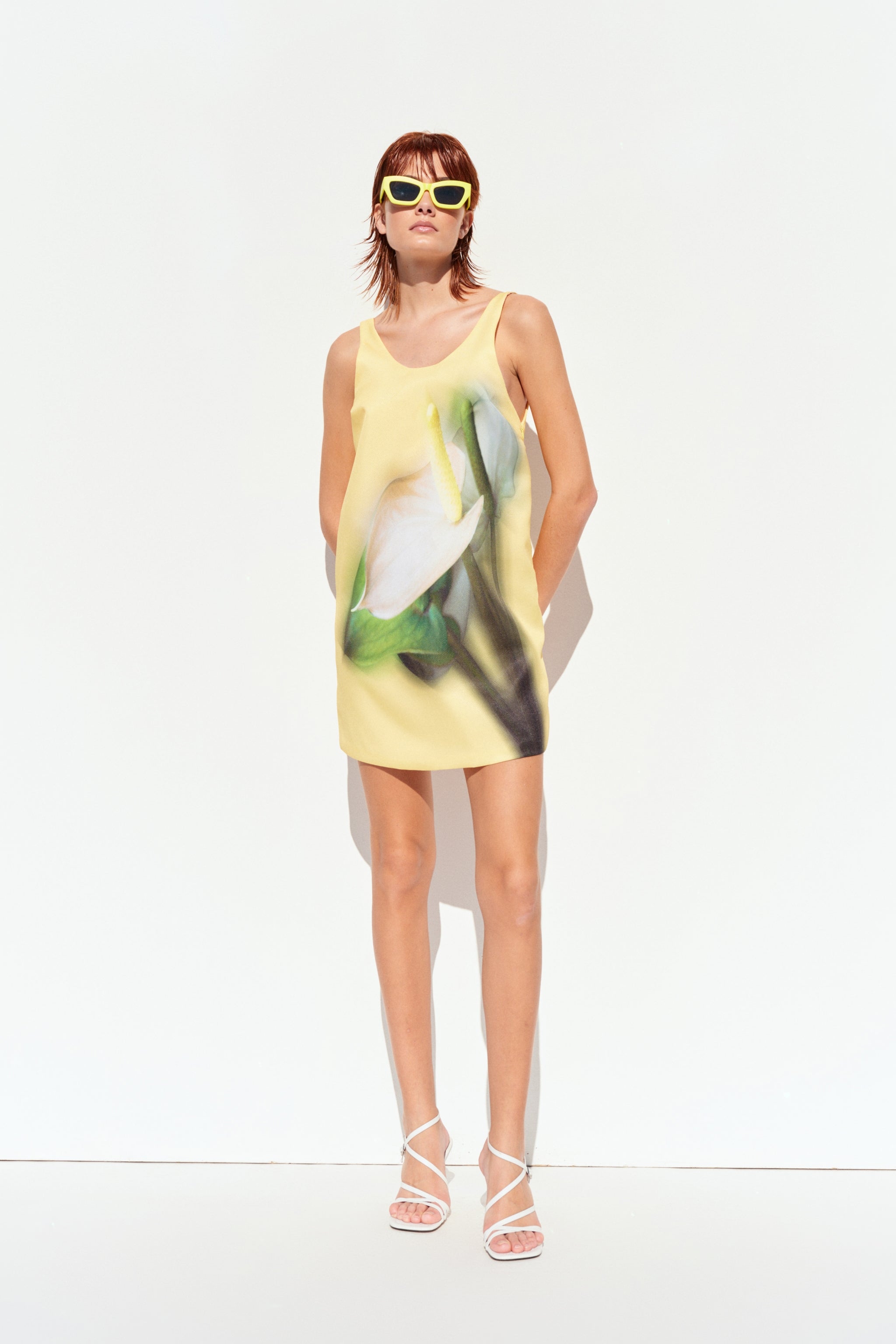 THE 4EVER IN BLOOM MINI DRESS - YELLOW  - VIA CURATED BY | Only €59 | NOW AVAILABLE TO SHOP at IAMINHATELOVE