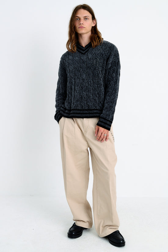 DWEEB CABLE KNIT JUMPER  - VIA THE RAGGED PRIEST | Only €64 | NOW AVAILABLE TO SHOP at IAMINHATELOVE